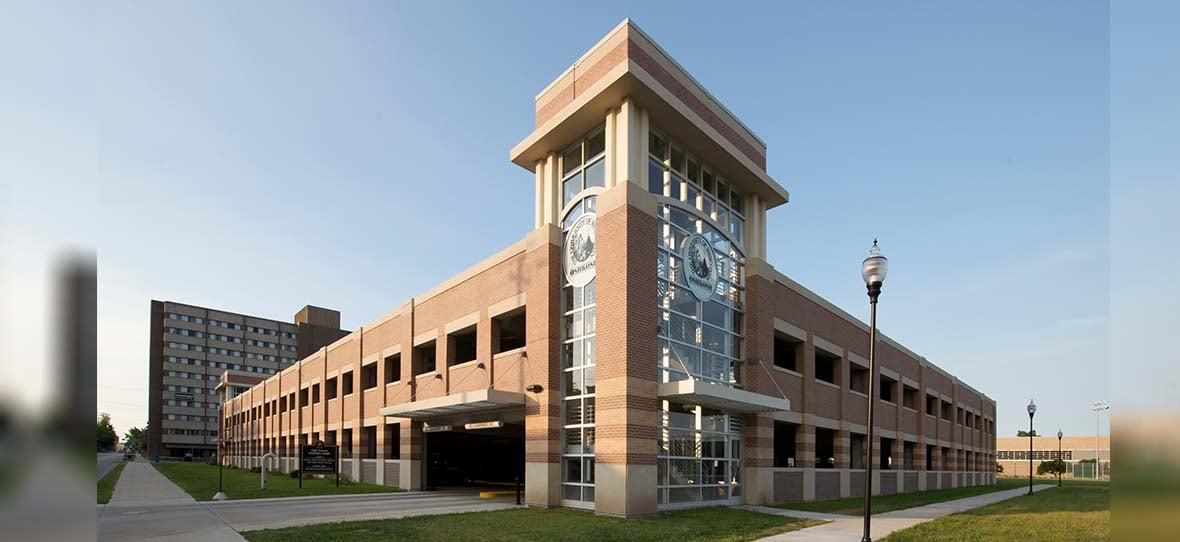 UW Oshkosh South Campus Parking Ramp